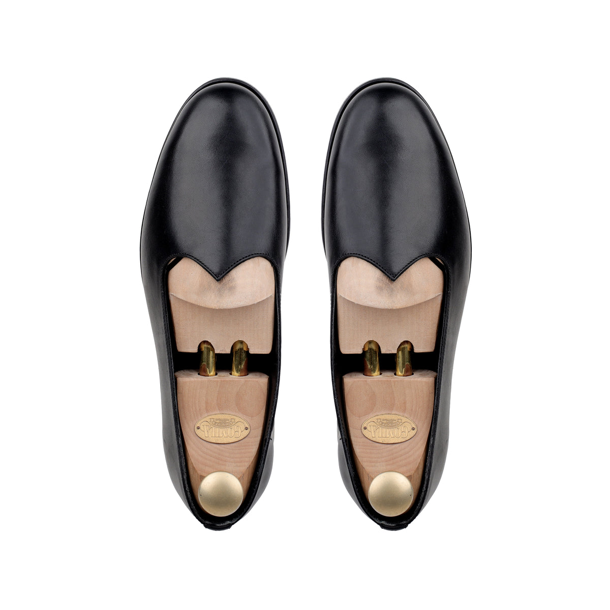 Dion - Men's Black Crust Leather Loafer
