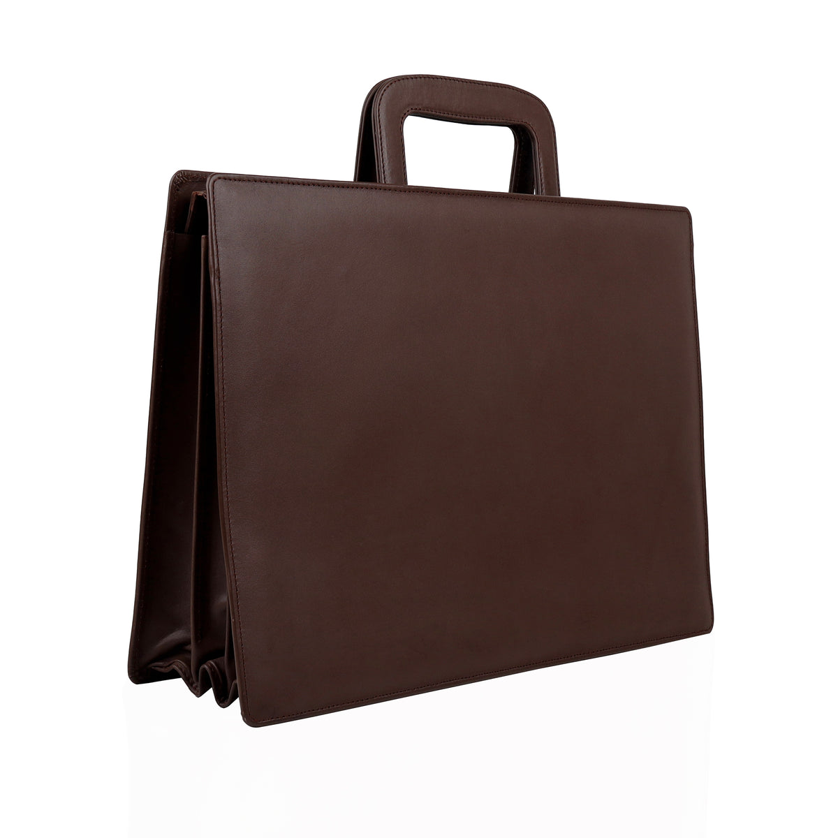 Makai - Dark Brown Leather Laptop Bag