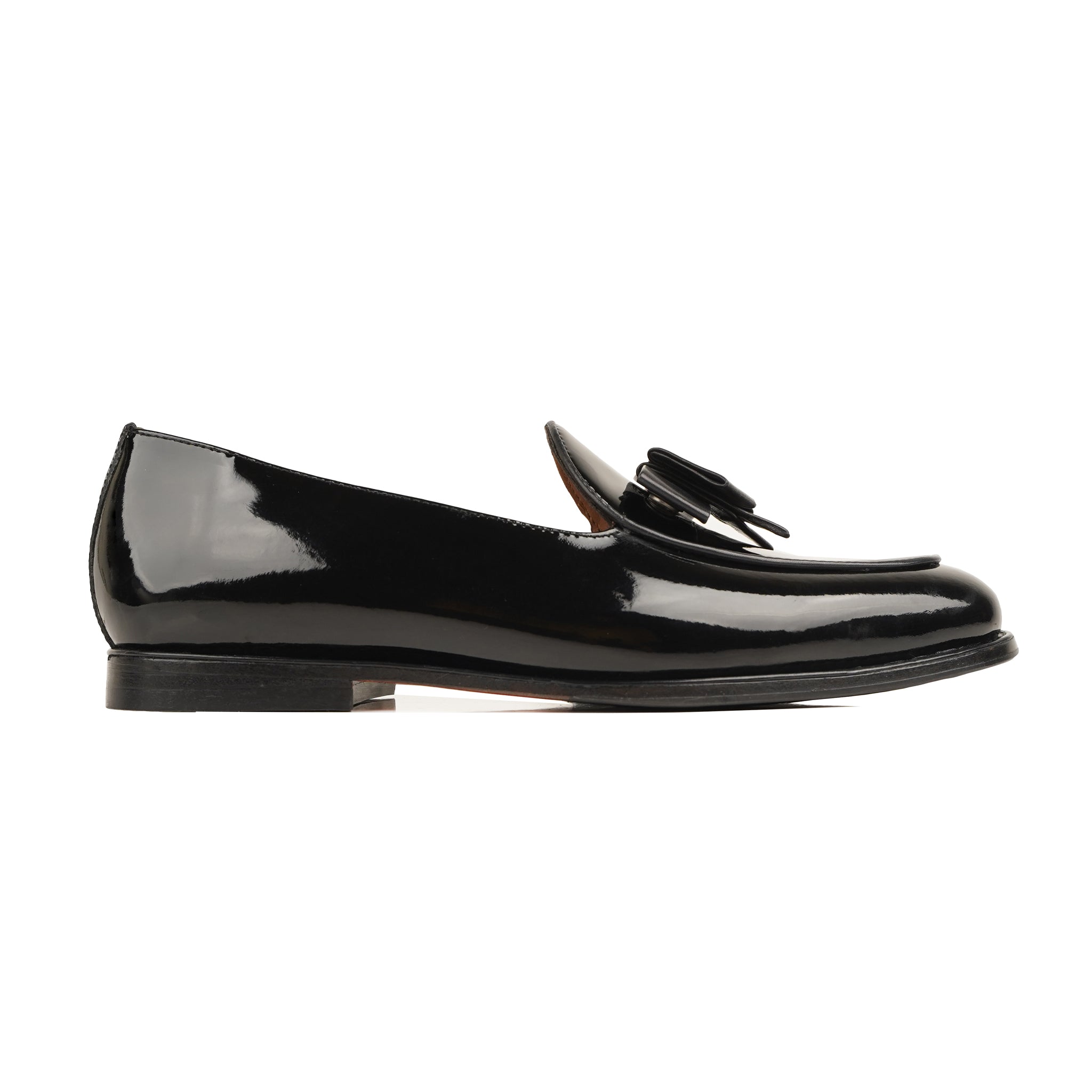 Pavia - Men's Black Box Leather High Shine Loafer