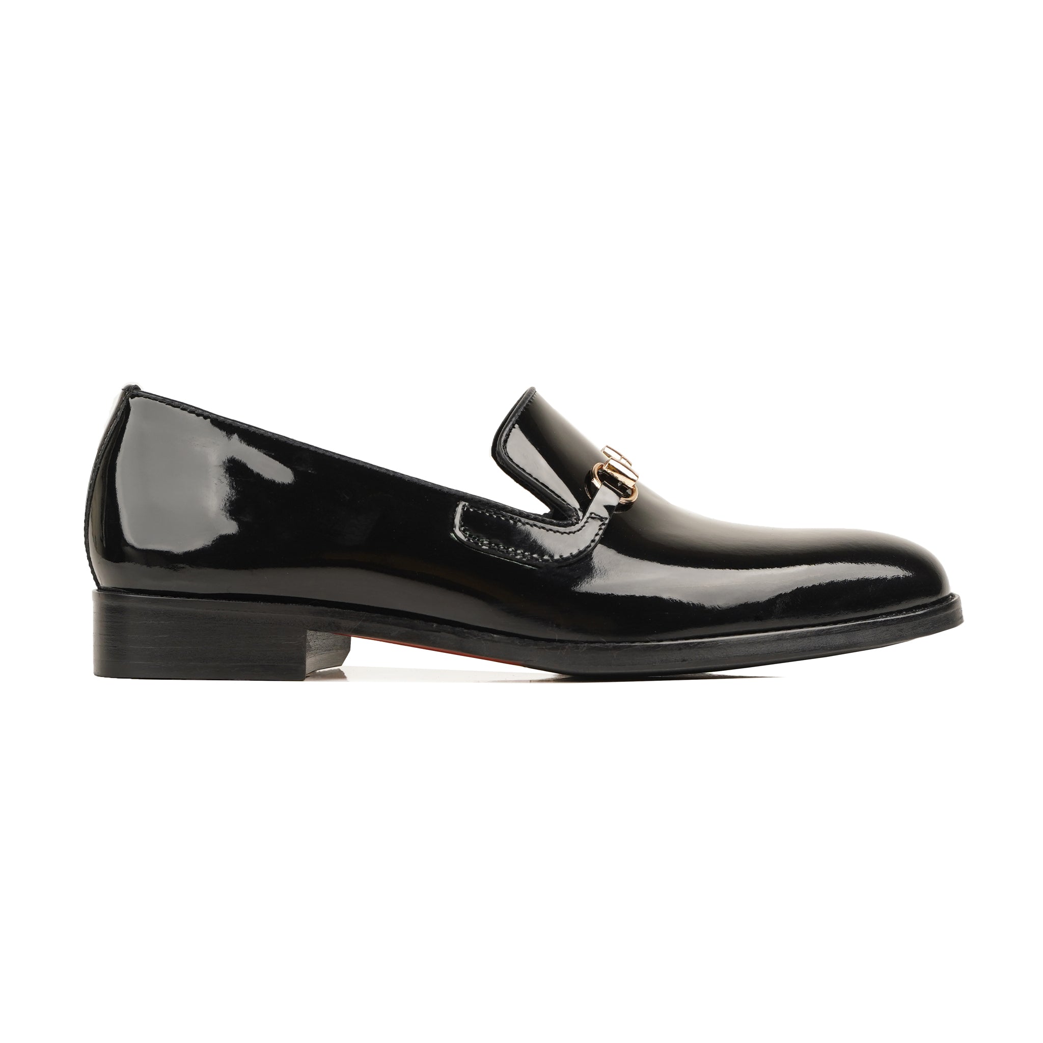 Tropez - Men's Black Patent Leather High Shine Loafer