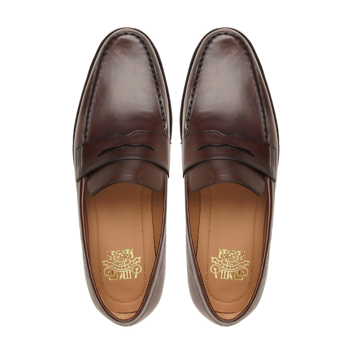 Gario - Men's Dark Brown Leather Loafer