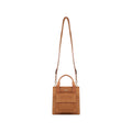 Velva - Cognac Kid Seude Hand Bag