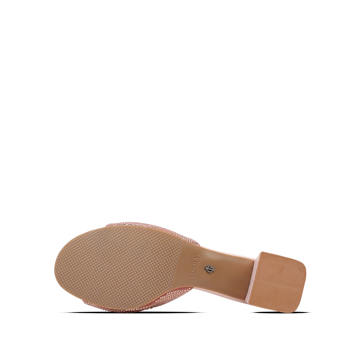Ashley  - Women's Blush Pink Hand Set Crystals 50mm Heels