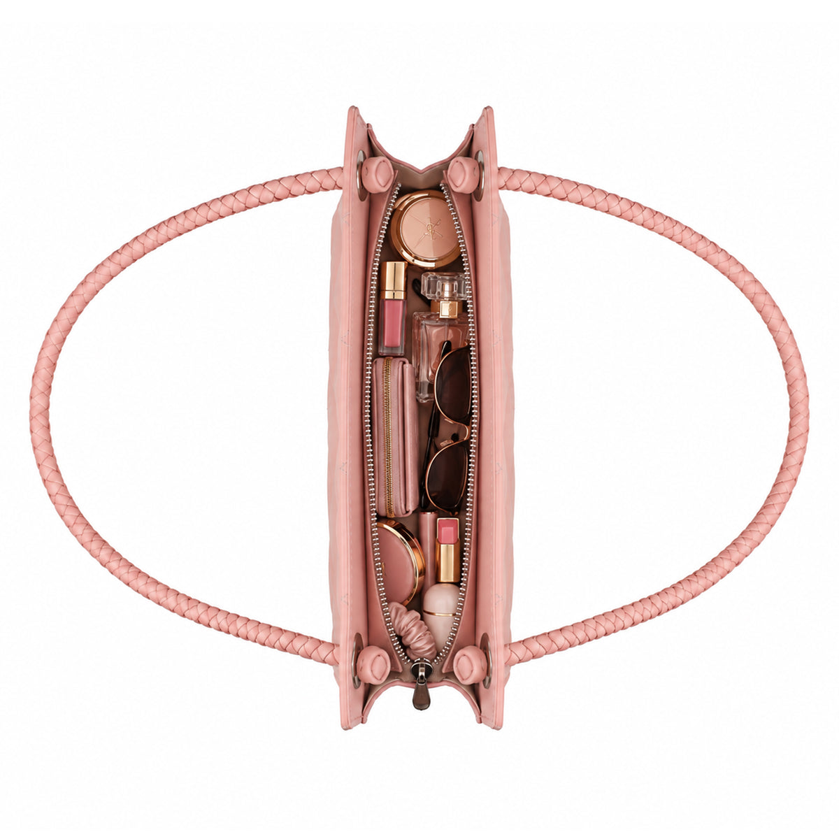 Vivian  - Pink Sheepskin Handbag