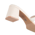 Kayla - Women's Beige 70mm Heels