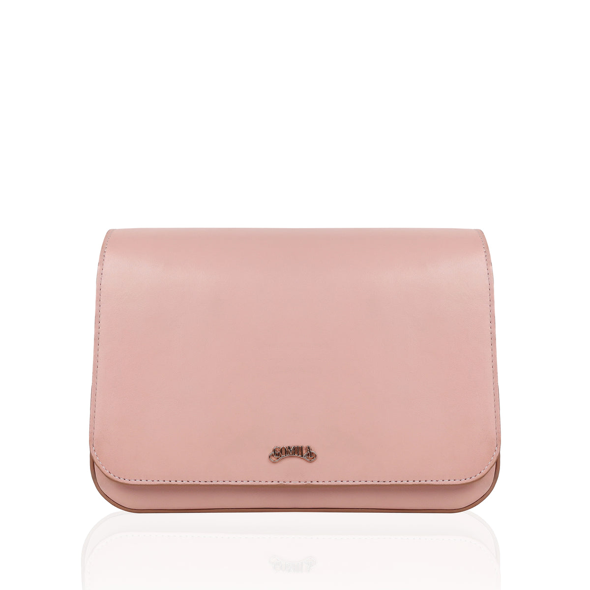 Alice  -  Women's Light Pink Leather Handbag