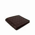 Rico - Dark Brown Woven Calf Leather Wallet