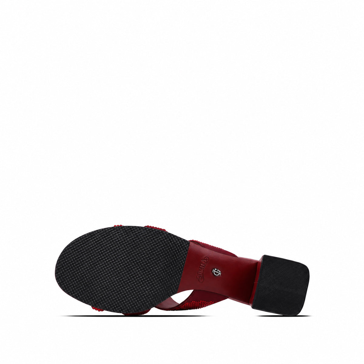 Jada - Women's Oxblood Hand Set Crystals 50mm Heels