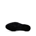 Luther - Men's Black Calf Leather & Crocodile Printed Loafer