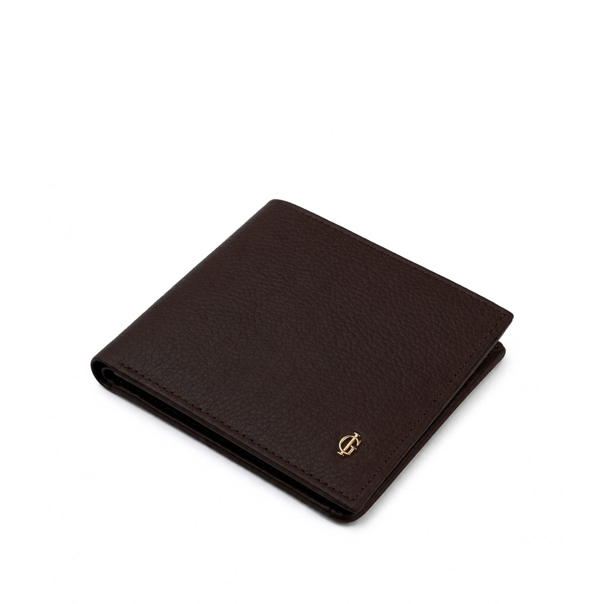 Boget - Dark Brown Pebble Grain Leather Wallet