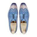 WARDEN - LIGHT BLUE WOVEN DERBY