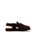 Nate - Children’s Chocolate Brown Suede Leather Sandal