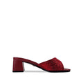 Mara - Women's Oxblood Rhinestone 50mm Heels