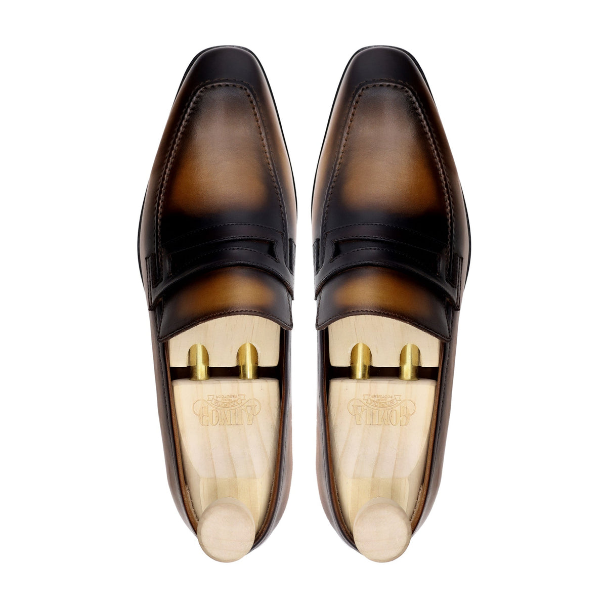 Huerta - Men's Burnish Tan Calf Leather Loafer
