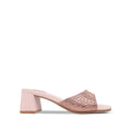 Ashley  - Women's Blush Pink Hand Set Crystals 50mm Heels