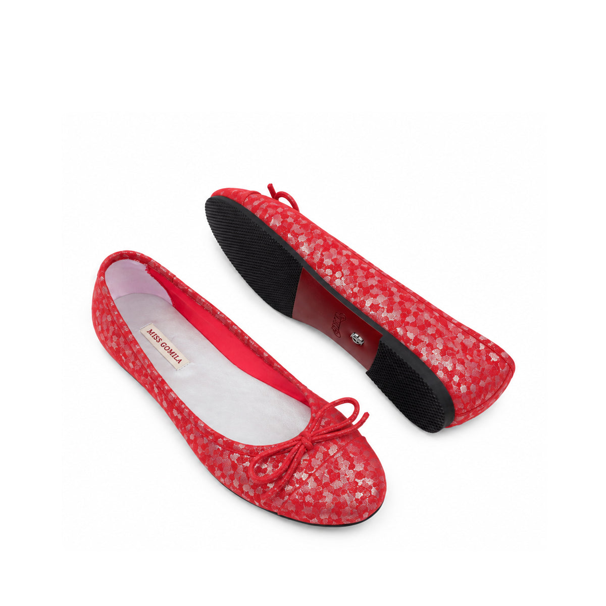 Serelina - Red Fuchsia Leather Pump