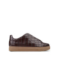 London - Men’s Brown Crocodile Print Sneaker