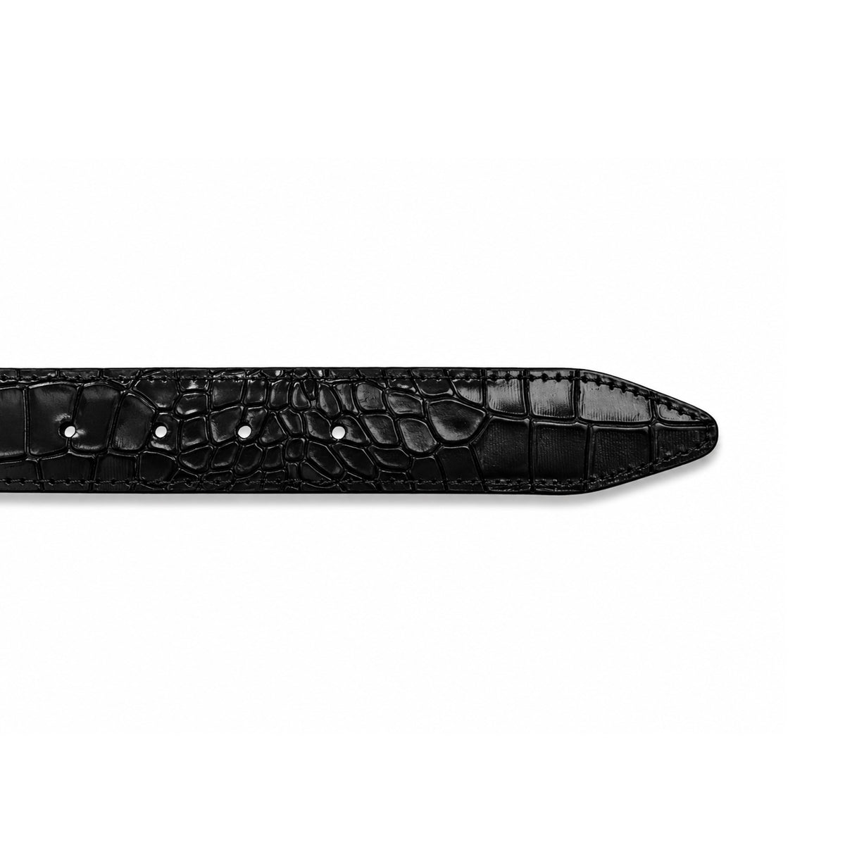 Orno - Men's Black & Dark Brown Double Sided Belt