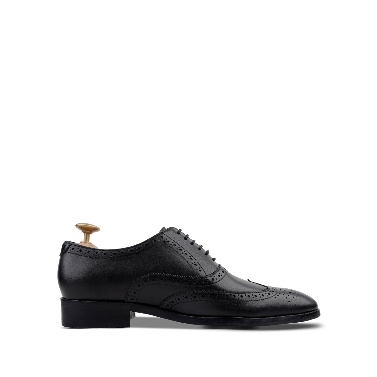 Northa - Men's Black Calf Leather Oxford