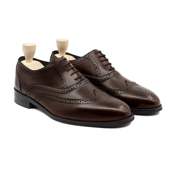 Worchester - Men's Dark Brown Calf Leather Oxford Shoe