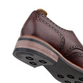 Keith - Men's Oxblood Milled Leather Goodyear Welted Bespoke Derby