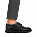 Mark - Men's Black Milled Leather Derby