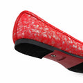 Serelina - Red Fuchsia Leather Pump