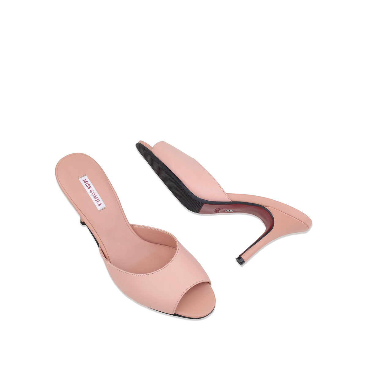 Elira - Women's Pink Faux Leather 90mm Heels