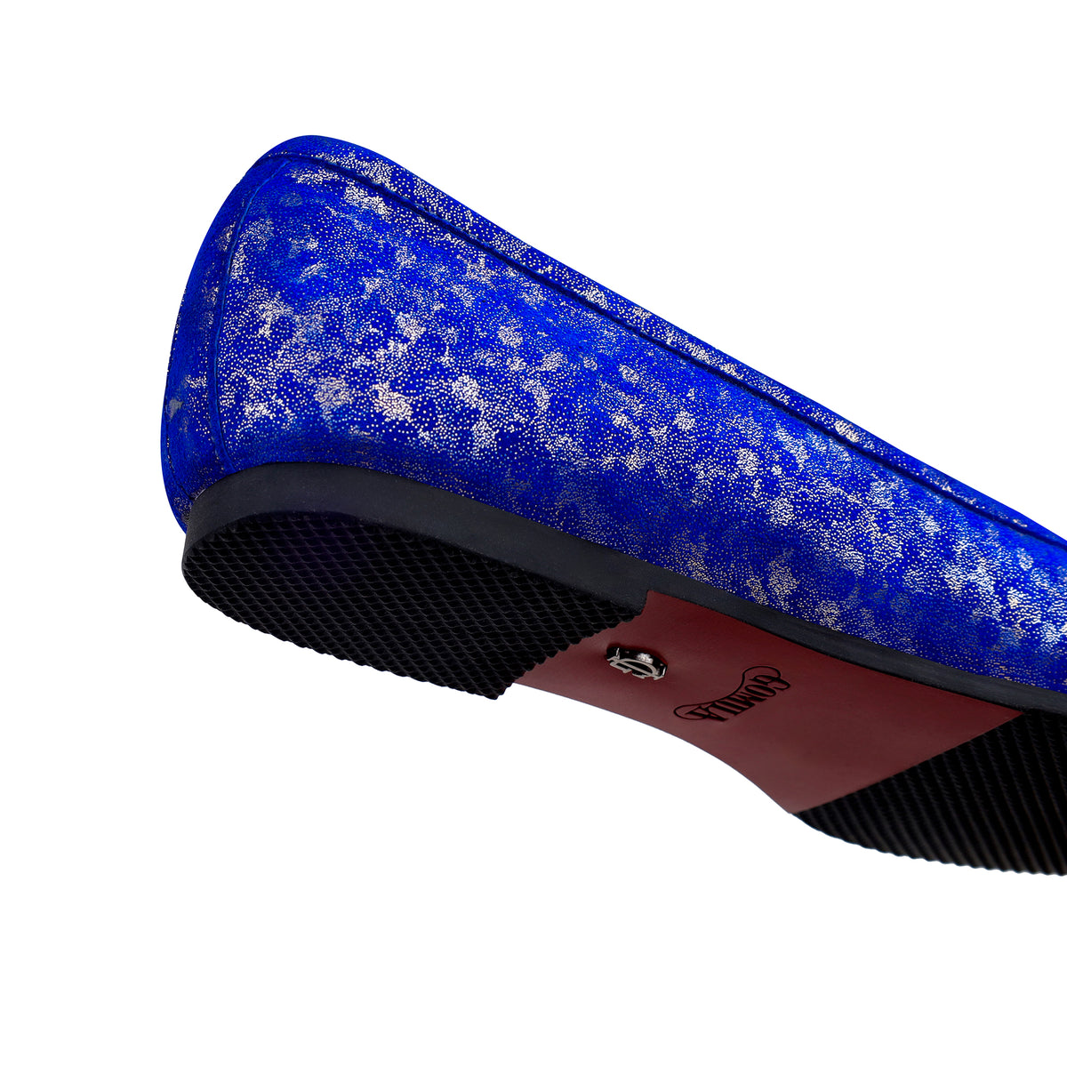 Cora - Ladies Blue Fuchsia Leather Pump