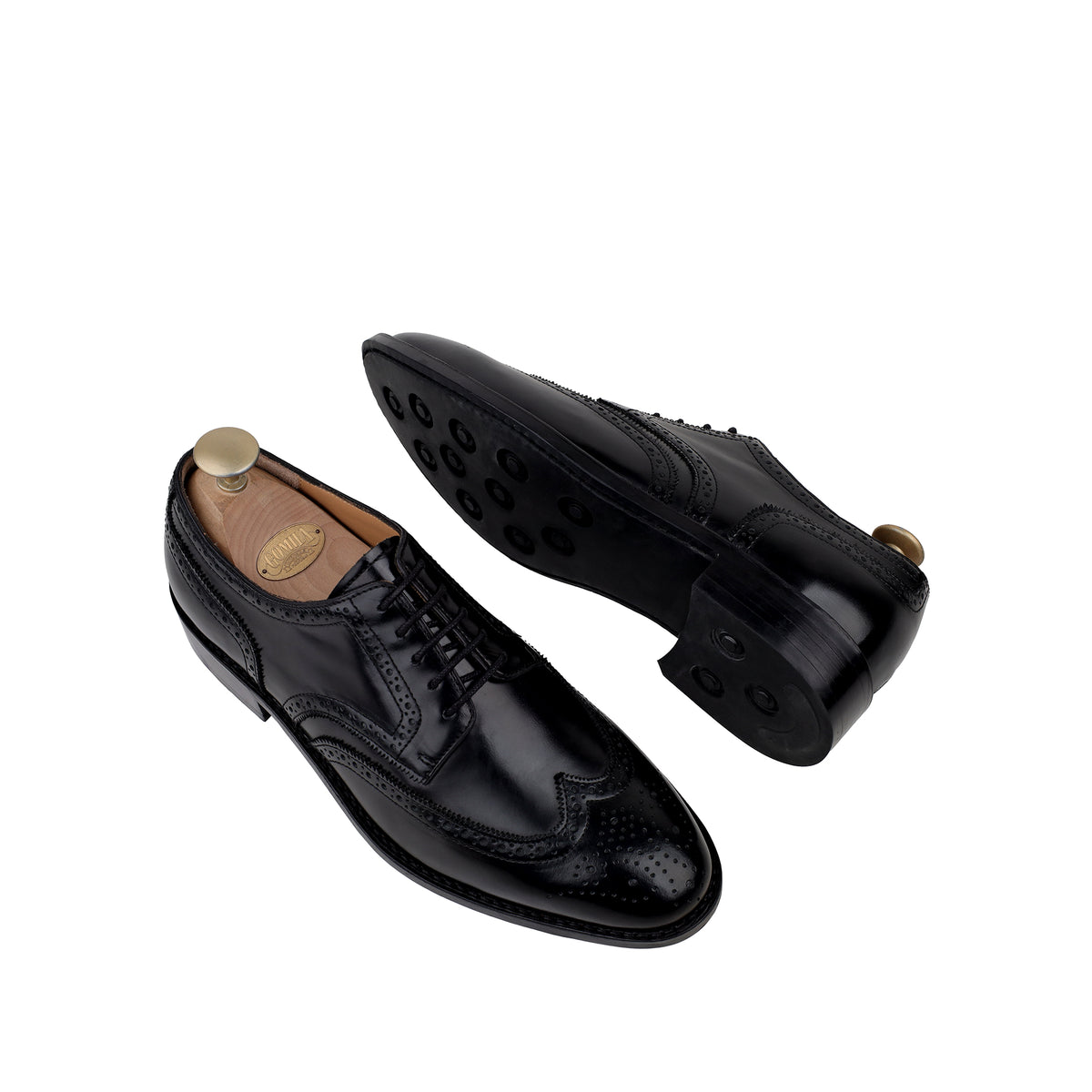 Arthur - Men's Black Calf Leather Derby