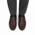 Baker - Men's Light Brown Milled Leather Driver