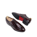 Arthur - Men's Burgundy Calf Leather Derby Shoe