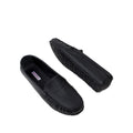 Amira - Women's Black Milled Leather Driver