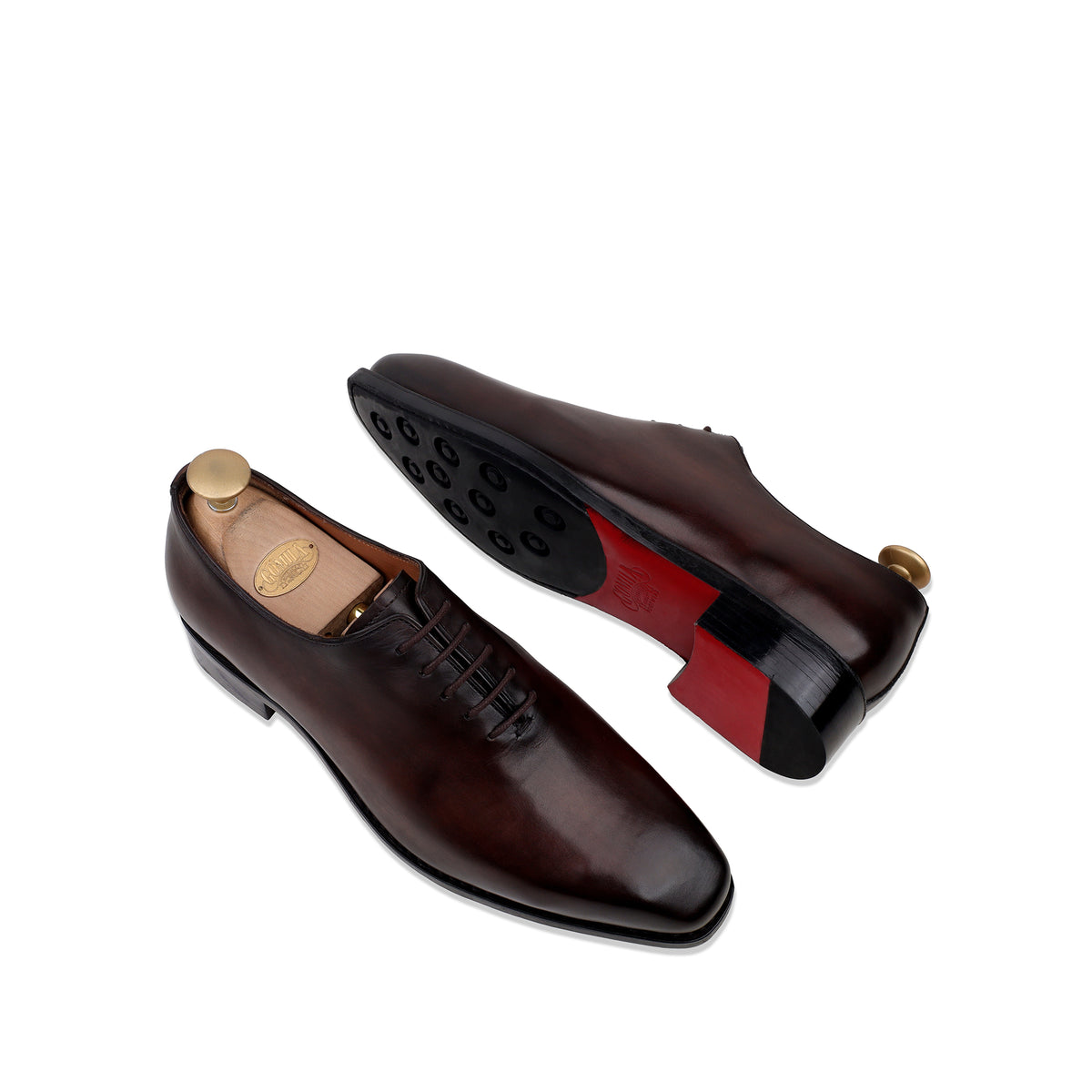Frank - Men's Brown Calf Leather Wholecut - Goodyear Welted