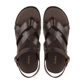 Elian - Men's Brown Calf Leather Sandal