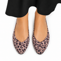Rhea - Ladies Pink Panther Print Loafer