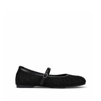 Zoey - Women's Black Embroidery Pump