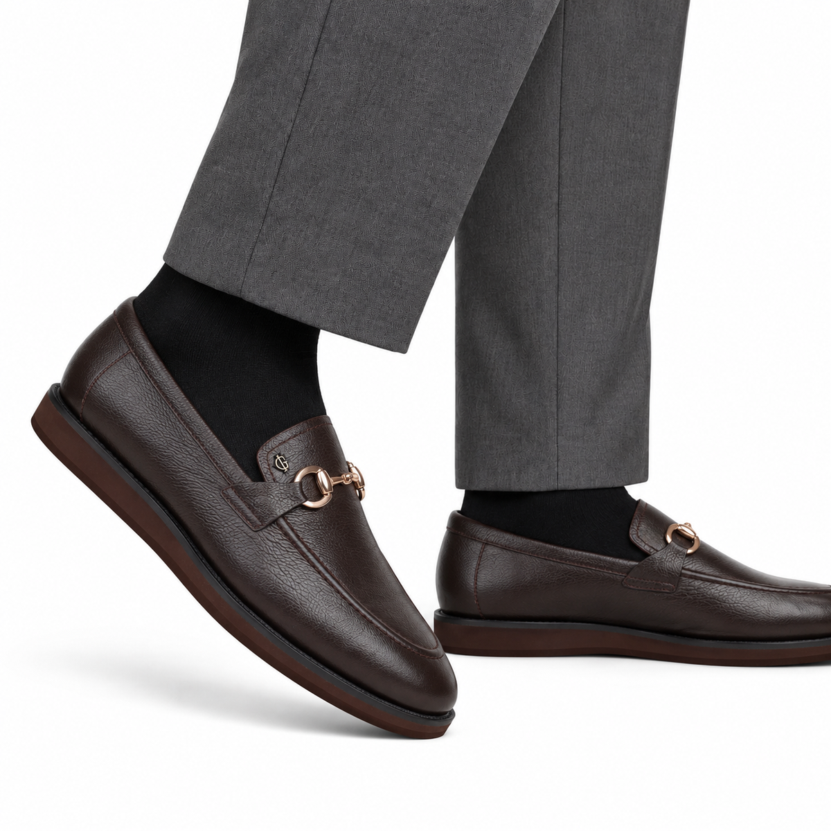 Bodie - Men's Dark Brown Milled Leather Casual