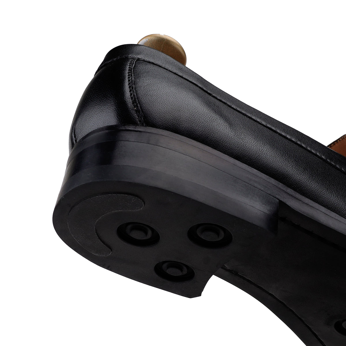 Alexis - Men's Black Sheep Skin Leather Loafer