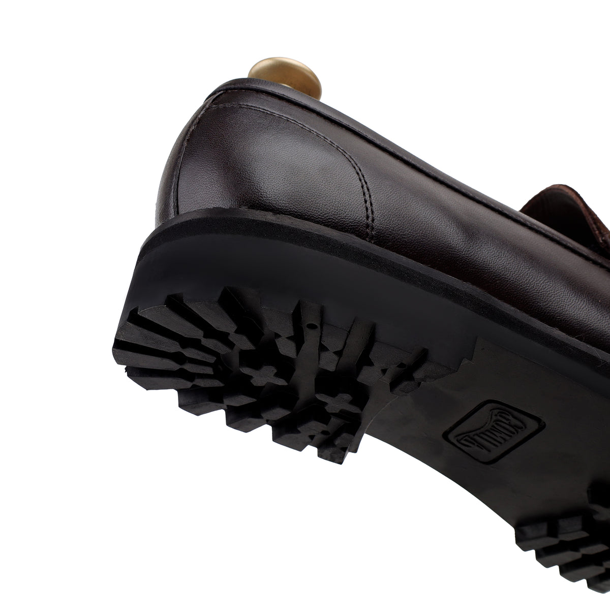 Zach - Men's Brown Calf & Suede Leather Loafer