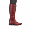 Boston - Men's Oxblood Pull Up Leather Riding Boot