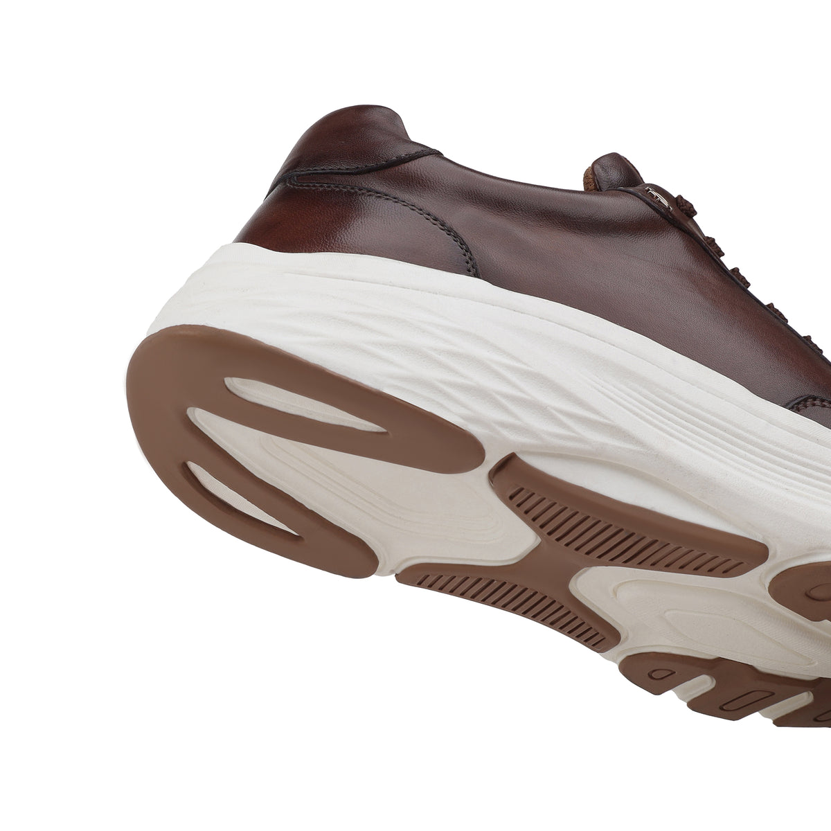 Paolo - Men's Brown Patina Sheep Skin Sneaker