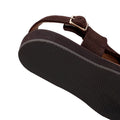 Nate - Children’s Chocolate Brown Suede Leather Sandal