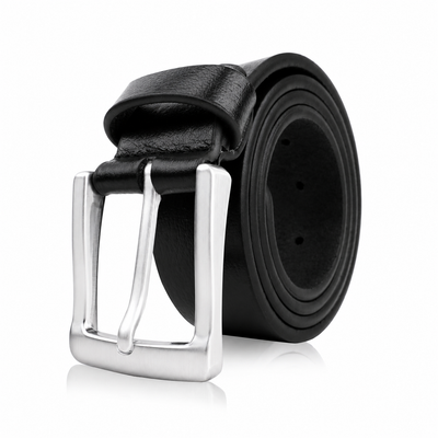 Belor - Men's Black Calf Leather Belt