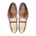Amigo - Men's Beige Patina Calf Leather Loafer
