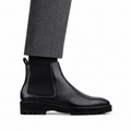 Casey  - Men's Black Calf Leather Chelsea Boot