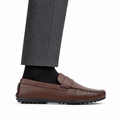 Floyd - Men's Light Brown Milled Leather Driver