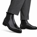 Casey  - Men's Black Calf Leather Chelsea Boot