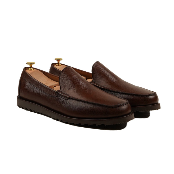 Wanderlust - Men's Oxblood Pebble Grain Leather Loafer