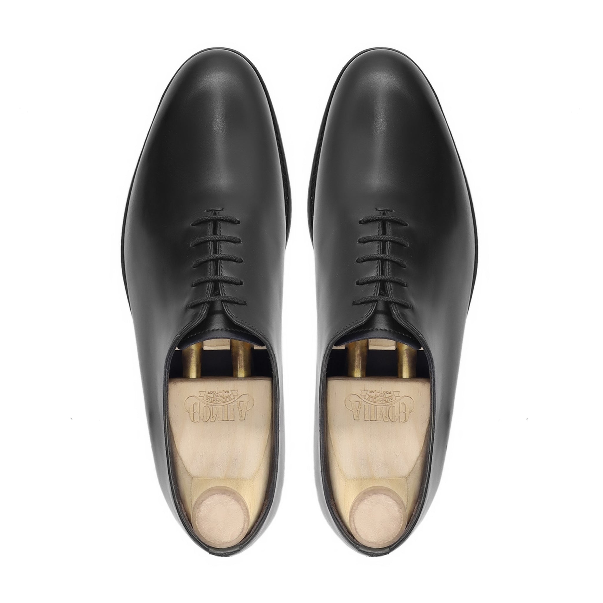 Lagoon - Men's Black Calf Leather Wholecut Shoe